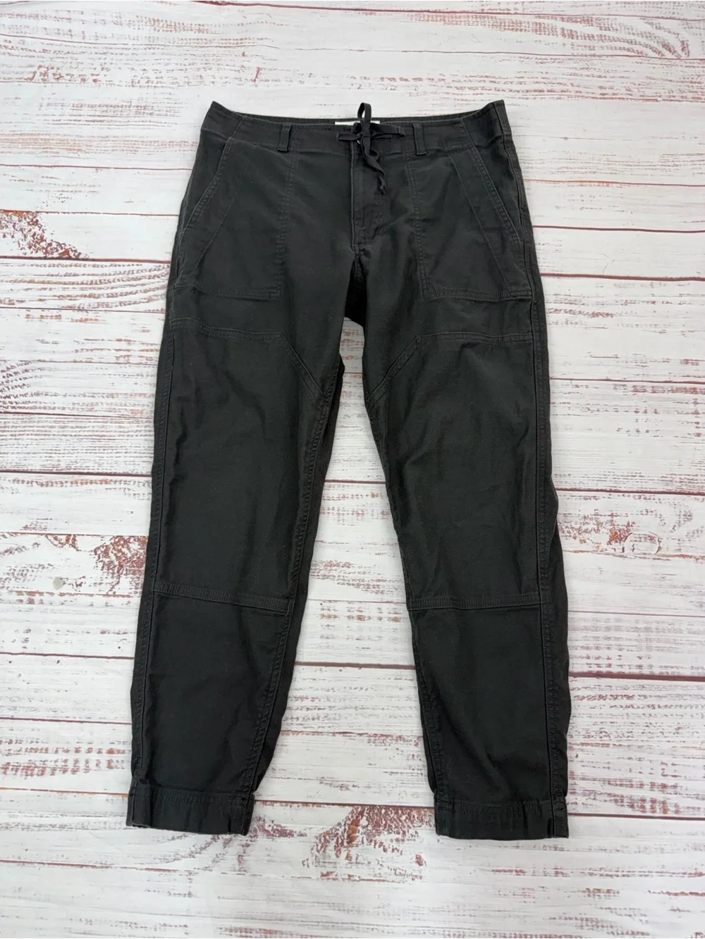 REI Co-op Men’s 34 x 27 Trailsmith Gray Canvas Utility Joggers Pants